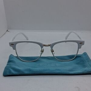 NWOT Rxable Womens Firmoo 51366 White and Gold Eyeglass Frames